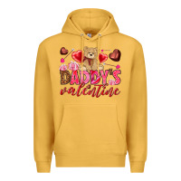 Mustard Daddy's Valentine Premium Hoodie - HowdyJamesFarm