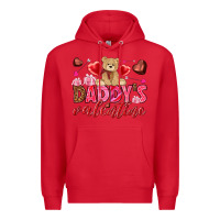 Red Daddy's Valentine Premium Hoodie - HowdyJamesFarm