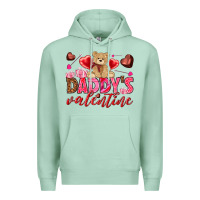 Seafoam Daddy's Valentine Premium Hoodie - HowdyJamesFarm