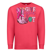 Cardinal give cancer the boot Premium Sweatshirt - NancyCooperArtShop
