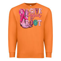 Carrot give cancer the boot Premium Sweatshirt - NancyCooperArtShop