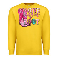 Lemon give cancer the boot Premium Sweatshirt - NancyCooperArtShop