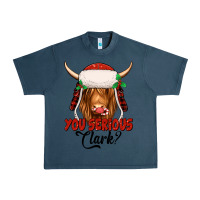 Midnight Navy you serious clark highland cow Urban Heavy Tee - Jasminsmagicworld