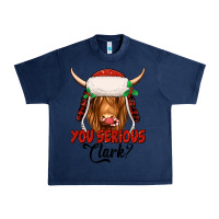 Navy you serious clark highland cow Urban Heavy Tee - Jasminsmagicworld
