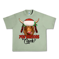 Oil Green you serious clark highland cow Urban Heavy Tee - Jasminsmagicworld