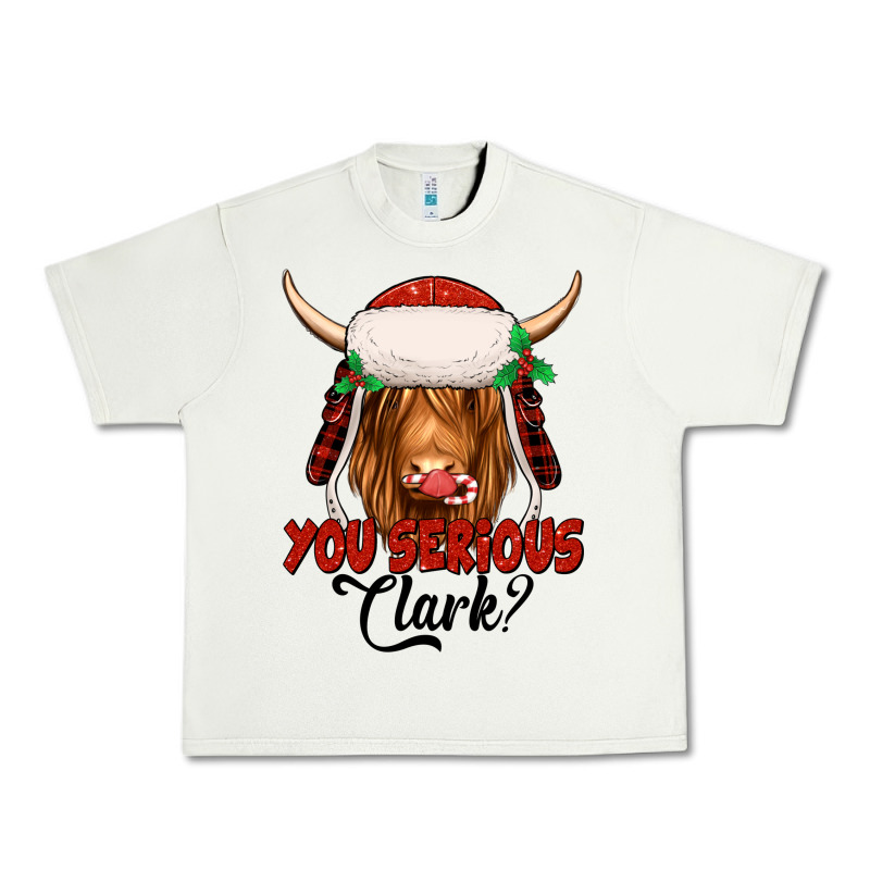 You Serious Clark Highland Cow Urban Heavy Tee by Jasminsmagicworld | Teevron