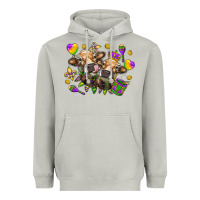 Moon Dust Mardi Gras heifers Heavyweight Hoodie - NancyCooperArtShop