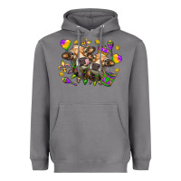 Storm Mardi Gras heifers Heavyweight Hoodie - NancyCooperArtShop