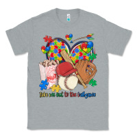 Heather Grey take me out to the ballgame  autism baseball Classic Tee - MaliasSmallBusiness