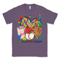 Lavender take me out to the ballgame  autism baseball Classic Tee - MaliasSmallBusiness