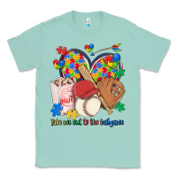 Seafoam take me out to the ballgame  autism baseball Classic Tee - MaliasSmallBusiness