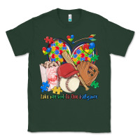 Sports Green take me out to the ballgame  autism baseball Classic Tee - MaliasSmallBusiness