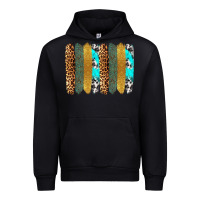 Black western brushstrokes Urban Hoodie - OliviaCreatesArt