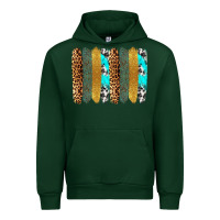 Forest Green western brushstrokes Urban Hoodie - OliviaCreatesArt