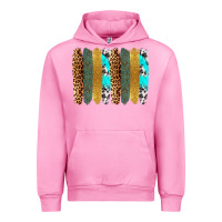 Fuchsia Pink western brushstrokes Urban Hoodie - OliviaCreatesArt