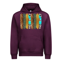 Mauve Wine western brushstrokes Urban Hoodie - OliviaCreatesArt