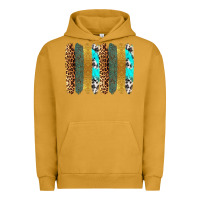 Pigment Peanut Butter western brushstrokes Urban Hoodie - OliviaCreatesArt