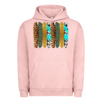 Pigment Salmon western brushstrokes Urban Hoodie - OliviaCreatesArt