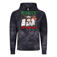 Cloud Black merry christmas snowman Vintage Hoodie - AdoDesignShop