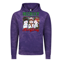 Cloud Purple merry christmas snowman Vintage Hoodie - AdoDesignShop