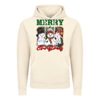 Vintage Artic merry christmas snowman Vintage Hoodie - AdoDesignShop