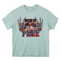 Arona Born to be free 4th of July Heavy Core Tee - CowGirlArtShop