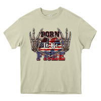 Born To Be Free 4th Of July Heavy Core Tee | Teevron