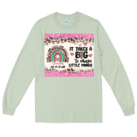 Matcha it takes a big to shape little minds Long Sleeve Tee - MaliasSmallBusiness