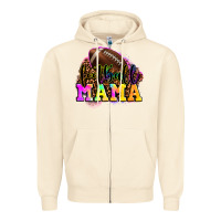 Sandshell football mama Zipper Hoodie - LillyAllenDesigns