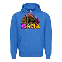 True Royal football mama Zipper Hoodie - LillyAllenDesigns