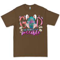 Cacao with god all things are possible Premium Tee - RacoonDesign