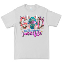 Dove Grey with god all things are possible Premium Tee - RacoonDesign