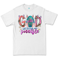 White with god all things are possible Premium Tee - RacoonDesign