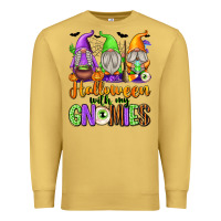 Antique Gold Halloween with My Gnomes Premium Sweatshirt - texasbilliewilder
