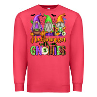 Cardinal Halloween with My Gnomes Premium Sweatshirt - texasbilliewilder
