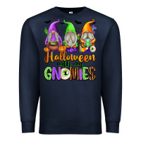 Navy Halloween with My Gnomes Premium Sweatshirt - texasbilliewilder