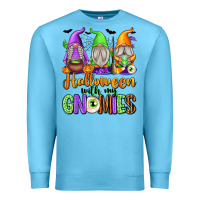 Ocean Blue Halloween with My Gnomes Premium Sweatshirt - texasbilliewilder