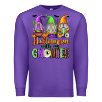 Purple Halloween with My Gnomes Premium Sweatshirt - texasbilliewilder