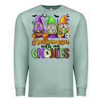 Seafoam Halloween with My Gnomes Premium Sweatshirt - texasbilliewilder