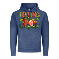Vintage Denim feeling berry cute strawberry Vintage Hoodie - Jasminsmagicworld