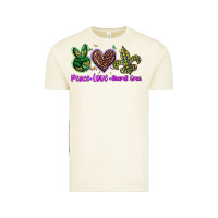 Vintage Arctic peace love mardi gras Vintage Tee - BarkalooDesign