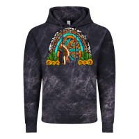 Cloud Black indian headdress cactus and sunflowers rainbow Vintage Hoodie - Artiststas