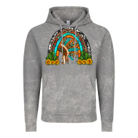 Cloud Rock indian headdress cactus and sunflowers rainbow Vintage Hoodie - Artiststas