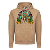 Vintage Coffee indian headdress cactus and sunflowers rainbow Vintage Hoodie - Artiststas