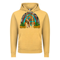 Vintage Mustard indian headdress cactus and sunflowers rainbow Vintage Hoodie - Artiststas