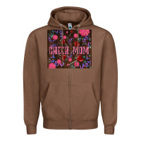 Chestnut cheer mom party Zipper Hoodie - LillyAllenDesigns