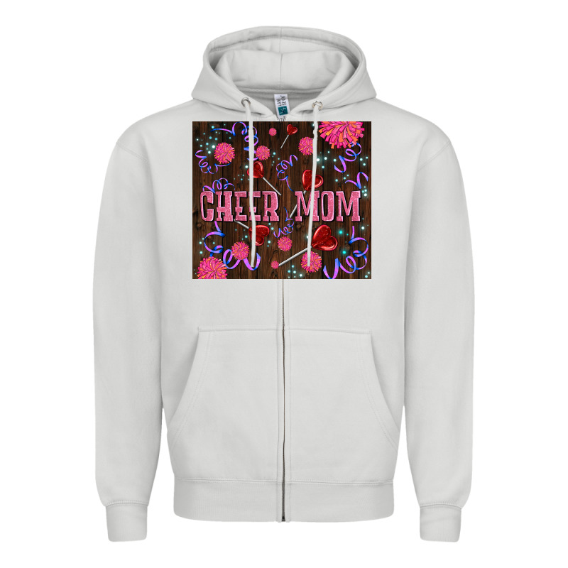 Cheer Mom Party Zipper Hoodie by LillyAllenDesigns | Teevron