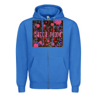 True Royal cheer mom party Zipper Hoodie - LillyAllenDesigns