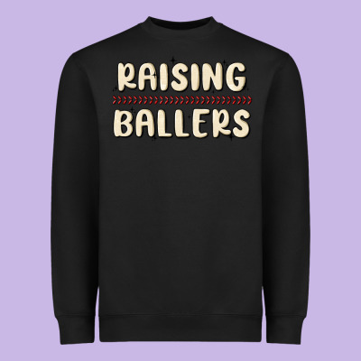Raising Ballers Heavyweight Sweatshirt Designed By Maliassmallbusiness