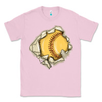 Bubblegum Pink softball Classic Tee - MaliasSmallBusiness